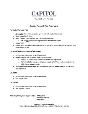 capitol payment plan
